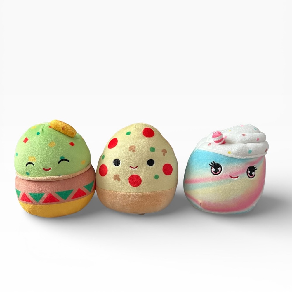 Squishmallows Food Set of 3